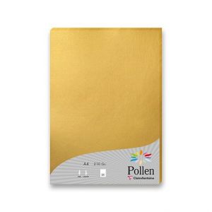 Barevná dopisní karta Clairefontaine zlatá, A4