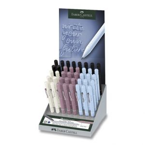 Kuličkové pero Faber-Castell Grip 2010 Harmony stojánek, 40 ks, hrot XB
