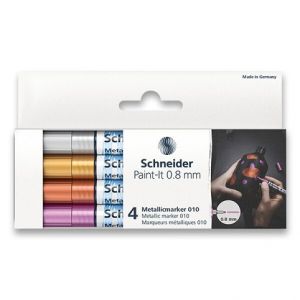 Metalický popisovač Schneider Paint-It 010 souprava V1, 4 barvy