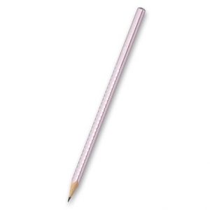 Grafitová tužka Faber-Castell Sparkle - perleťové odstíny sv. růžová