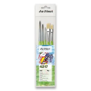 Sada štětců da Vinci Fit Synthetics & Bristle Synthetics souprava, 5 ks