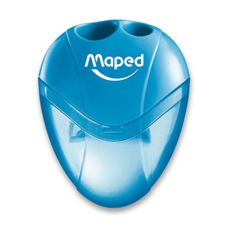 Ořezávátko Maped I-gloo - s odpadní nádobkou 2 otvory, blistr, mix barev