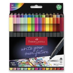 Fineliner Faber-Castell Grip 30 barev