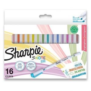 Popisovač Sharpie S-Note Duo souprava, 16 barev