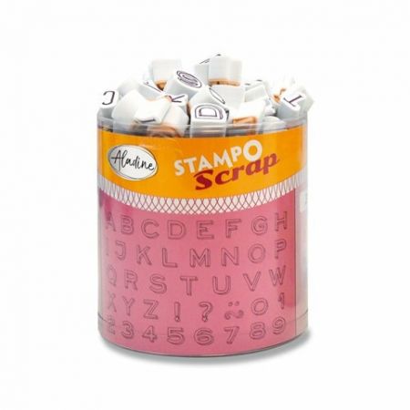 Razítka Aladine Stampo Scrap Tři Mini abecedy