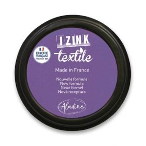 Razítkovací polštářek Aladine Izink Textile FIALOVÁ