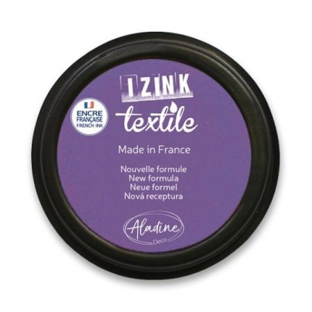 Razítkovací polštářek Aladine Izink Textile FIALOVÁ