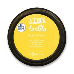 Razítkovací polštářek Aladine Izink Textile ŽLUTÝ