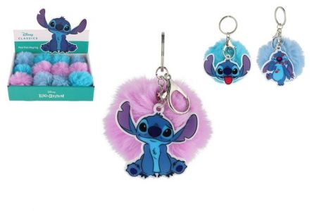 Lilo and Stitch přívěsek s pompom bambulí 3 barvy