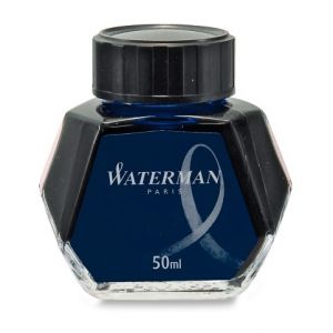 Lahvičkový inkoust Waterman - modročerný