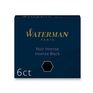 Inkoustové bombičky Waterman krátké - černé
