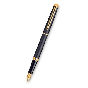 Plnicí pero Waterman Hémisphere Matt Black GT - hrot F
