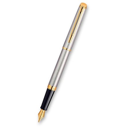 Plnicí pero Waterman Hémisphere Stainless Steel GT - hrot M