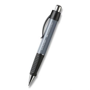 Kuličkové pero Faber-Castell Grip Plus Ball 1407, M - šedá