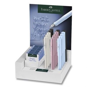 Plnicí pero Faber-Castell Grip 2010 Harmony - stojánek, 15 ks, hrot  F, M