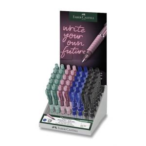 Kuličkové pero Faber-Castell Poly Ball View - stojánek, 40 ks