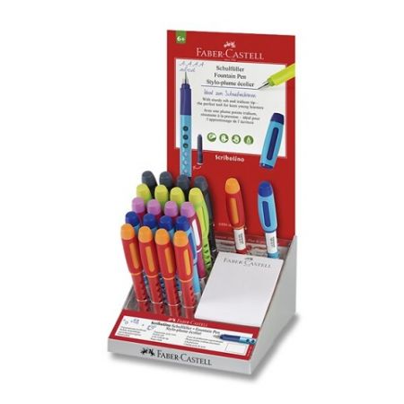 Bombičkové pero Faber- Castell Scribolino - stojánek, 20 ks