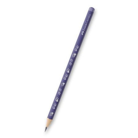 Grafitová tužka Faber-Castell Dinosaurus - HB, modrá