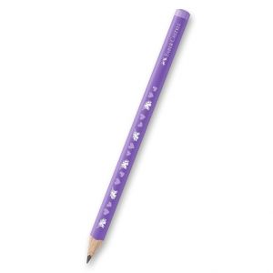 Grafitová tužka Faber-Castell Jumbo Unicorn - HB, fialová