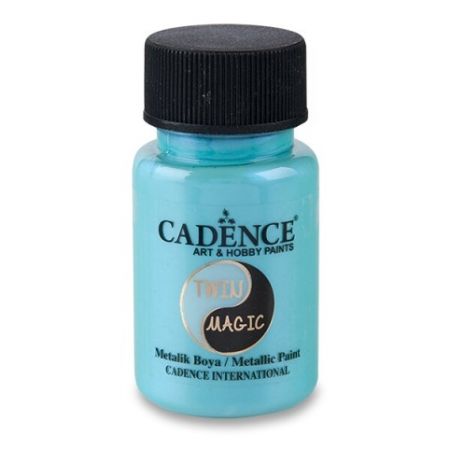 Metalická barva Cadence Twin Magic, 50 ml - modrá/zel.