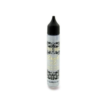 Metalická kontura Cadence, 25 ml - stříbrná