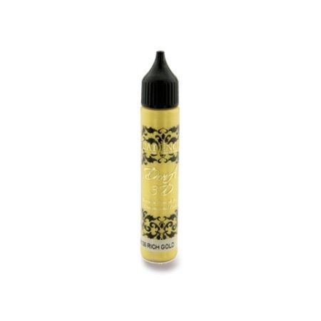 Metalická kontura Cadence, 25 ml - sytá zlatá