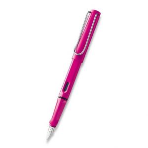 Plnicí pero Lamy Safari Shiny Pink - hrot EF
