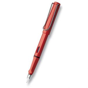Plnicí pero Lamy Safari Shiny Red - hrot EF