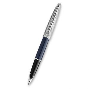 Plnicí pero Waterman Carene Made in France DLX Blue CT - hrot F