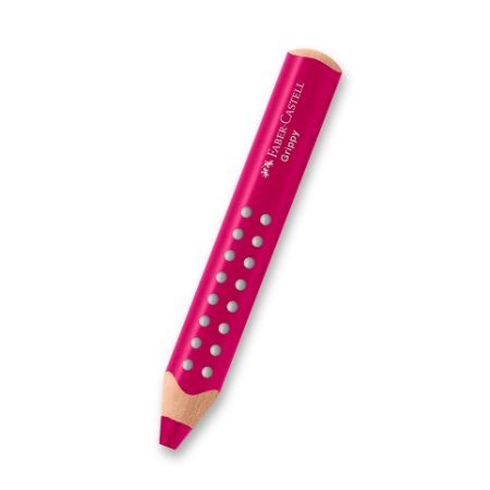 Pastelka Faber-Castell Grippy - tmavě růžová