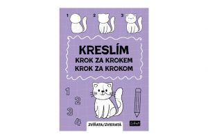 Pracovní sešit Kreslím krok za krokem zvířata 20x27,5cm