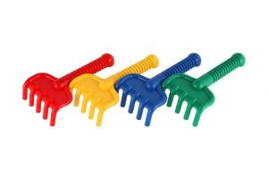 Hrabičky plast 19cm 4 barvy 12m+