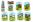 Polštářek Moje první zvířátka pískací 12x9x2cm 6 druhů v sáčku 0+ MPZ