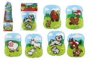 Polštářek Moje první zvířátka pískací 12x9x2cm 6 druhů v sáčku 0+ MPZ