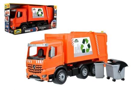 Auto popelář Worxx plast 53cm Mercedes Arocs v krabici 54x26x20cm