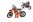 Motorka Bburago 1:18 Red Bull Race 11cm kov/plast 2 druhy v krabičce 17x11x7cm