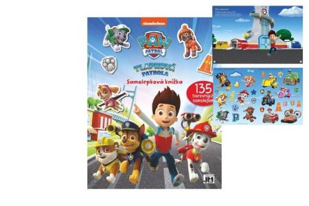 Samolepková knížka Tlapková patrola/Paw Patrol 21,5x27,5cm