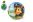 Míč Paw Patrol nafouknutý 14 cm v síťce
