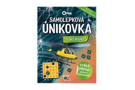 Samolepková únikovka V oku bouře 20x26cm CZ verze