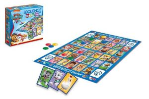 Sequence Junior Tlapková patrola/Paw patrol společenská hra v krabici 27x27x5,5cm
