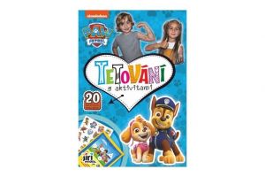 Sešit Tetování s aktivitami Tlapková patrola/Paw patrol 18x26cm