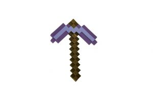 Krumpáč Minecraft očarovaný plast 42cm na kartě