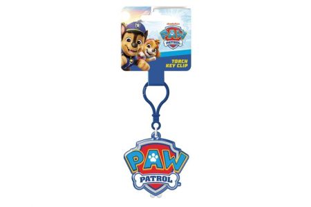 Přívěsek na klíče/Klíčenka Tlapková patrola/Paw patrol plast 10cm na baterie se světlem na