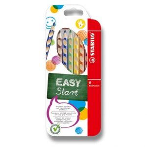 Pastelky STABILO EASYcolors - 6 barev, pro leváky