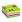 Samolepicí bloček Hopax Stick’n Notes Neon 76 x 76 mm, 400 listů - zelený