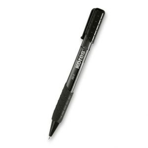 Kuličkové pero Kores K6 386 - černá