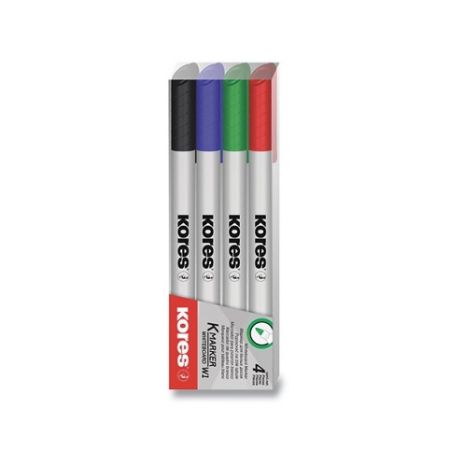 Sada popisovačů Kores K-Marker W1 - sada 4 barev