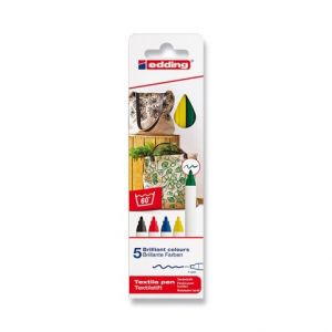 Popisovač Edding na textil 4600 - 5 barev