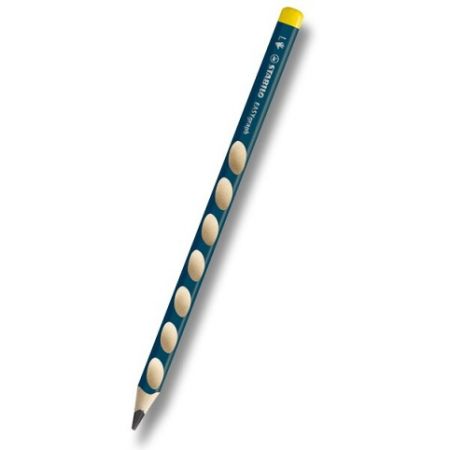 Grafitová tužka STABILO EASYgraph, tvrdost HB (číslo 2), pro leváky - petrolejová