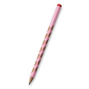 Grafitová tužka STABILO EASYgraph Pastel, pro praváky - růžová